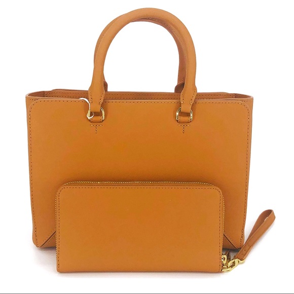 2PCS Tory Burch Emerson Small Zip Tote Wallet Set - Picture 4 of 8